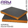губка абразивная двухсторонняя P 320-600 ULTRAFINE оранжевая 120х98х13мм ARM