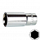 головка 1/4" удлиненная 10мм 6-гранная AMPRO