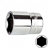 головка 1/4" 14мм 6-гранная AMPRO