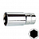 головка 1/4" удлиненная  7мм 6-гранная AMPRO