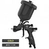 краскораспылитель RRP GOLD d1.4мм черный верхний бачок 600мл SKULL