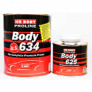 грунт 4+1 серый акриловый PROLINE 634 с отвердителем 625 BODY (0,8л+0,2л)