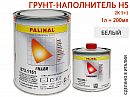 грунт 5+1 белый HS акриловый с отвердителем 993MS PALINAL (1л+0,2л)