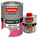 грунт 5+1 белый 330 PROTECT TRIO акриловый с отвердителем NOVOL (1л+0,2л)