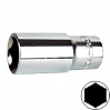 головка 1/4" удлиненная 12мм 6-гранная AMPRO