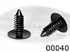 00040 ЧЕРНАЯ клипса автомобильная DODGE/FORD/GM/OPEL/PLYMOUTH ROKLAND