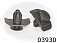 03930 клипса автомобильная FORD/KIA/MAZDA ROKLAND