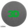 круг полировальный 165х25мм на липучке СЕРЫЙ средний 3D