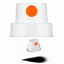 кэп ORANGE FAT cap белый/оранжевый  насадка на баллончик