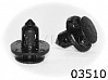 03510 клипса автомобильная INFINITI/NISSAN ROKLAND