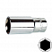 головка 1/4" удлиненная  4,5мм 6-гранная AMPRO