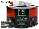 шпатлевка с алюминием NP-710 ALUMINIUM NORD CHEM (1,8кг)