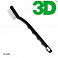 щетка нейлоновая для чистки полировальных кругов TOOTH STYLE 3D