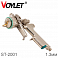 краскораспылитель HVLP ST-2001 d1.3 верхний бачок VOYLET