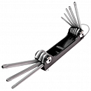 набор ключей TORX с отверстием раскладной JTC (8 предметов)