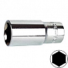 головка 1/4" удлиненная 14мм 6-гранная AMPRO
