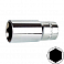 головка 1/4" удлиненная  6мм 6-гранная AMPRO