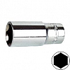 головка 1/4" удлиненная  9мм 6-гранная AMPRO