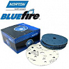 круг абразивный P 120 150мм 15 отверстий BLUE FIRE H835 NORTON