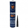 герметик кузовной черный 501 полиуретановый U-SEAL (310мл) 