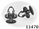11470 клипса автомобильная GM ROKLAND