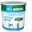 201 белая акриловая автоэмаль MOBIHEL (0,75л)