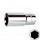 головка 1/4" удлиненная  4 мм 6-гранная AMPRO