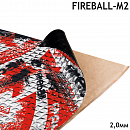 материал вибропоглощающий FIREBALL-M2 500х600мм толщина 2,0мм фольгированный AURA