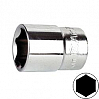 головка 1/4" 13мм 6-гранная AMPRO