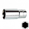 головка 1/4" удлиненная  8мм 6-гранная AMPRO