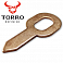 скоба cварочная прямая омедненная 60мм TORRO