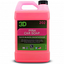 автошампунь для ручной и автоматической мойки 202 PINK CAR SOAP 3D (1,89л)