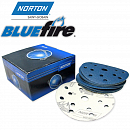 круг абразивный P 080 150мм 15 отверстий BLUE FIRE H835 NORTON