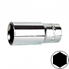 головка 1/4" удлиненная  4 мм 6-гранная AMPRO