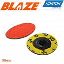 диск зачистной P 50 50мм R980 быстросменный BLAZE SPEEDLOK NORTON