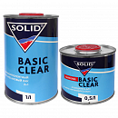 лак MS 2+1 акрил-уретановый BASIC с отвердителем SOLID (1л+0,5л)