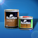 грунт 3+1 серый акриловый с отвердителем REOFLEX (1л+0,34л)