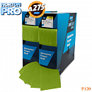 лист абразивный на поролоне P 120 115х140мм светло-зеленый PRO NORTON